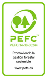 Logo del Certificado de Calidad PEFC 14-38-00244