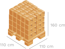 Imagen que representa un pallet de sacos